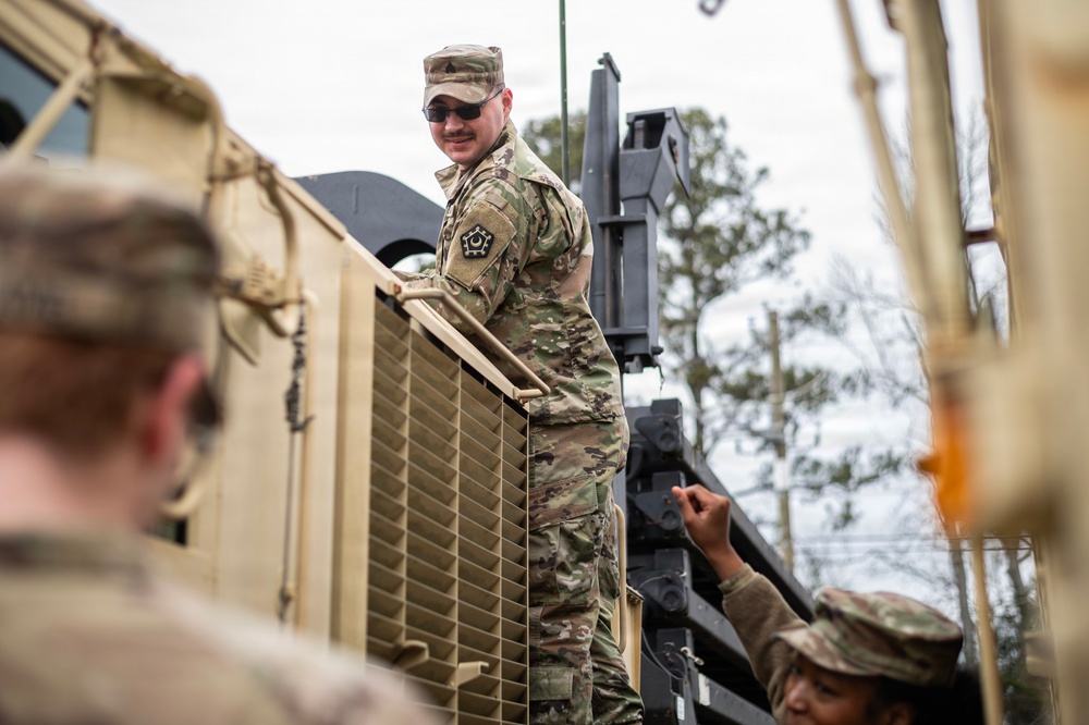 122nd Engineer Battalion responds to Winter Storm Fern