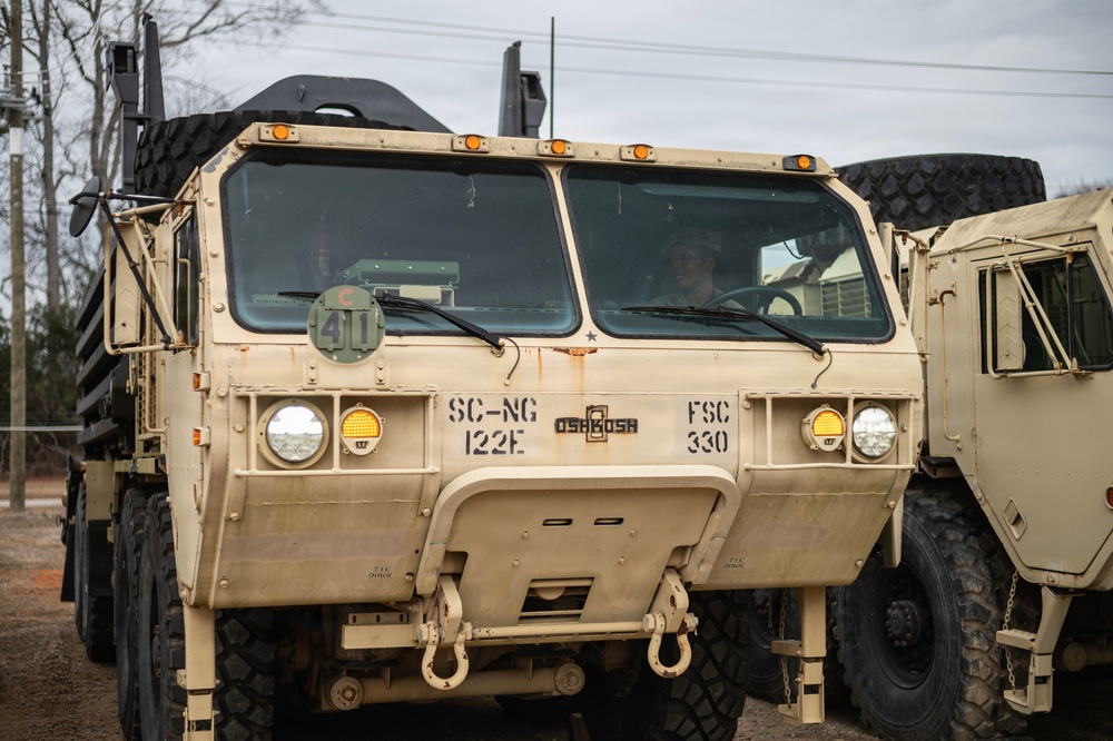 122nd Engineer Battalion responds to Winter Storm Fern