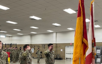 164th ADA Headquarters and Headquarters Battery conducts change of command ceremony
