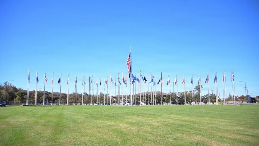 Flags - JB Andrews Visitor Control Center