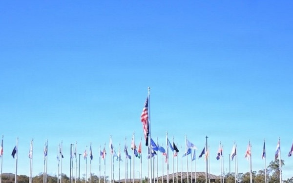 Flags - JB Andrews Visitor Control Center