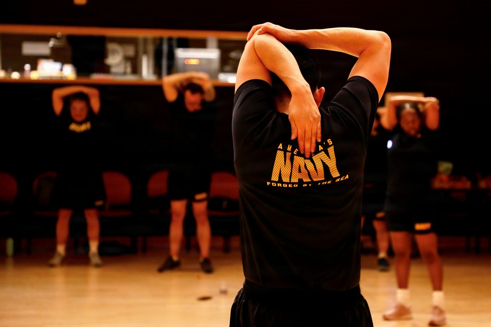 Naval Medical Research Command Conducts Unit PT