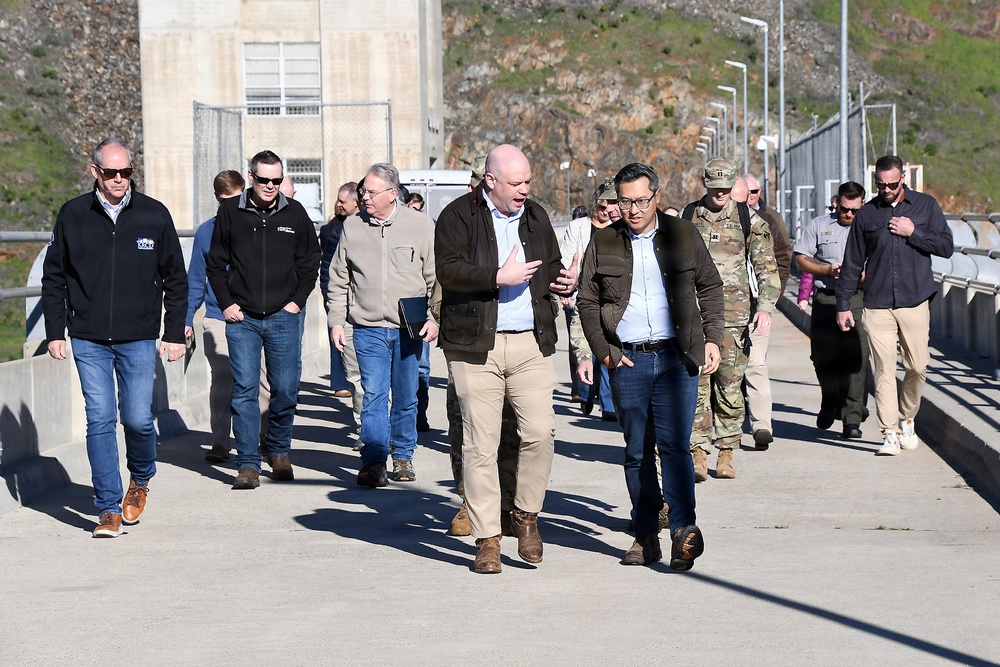 Assistant Secretary of the Army for Civil Works Adam Telle and Congressman Vince Fong (CA-20) tour Pine Flat Lake and Dam