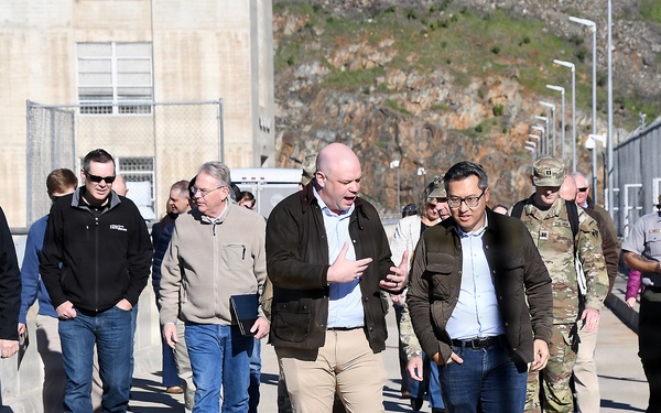 Assistant Secretary of the Army for Civil Works Adam Telle and Congressman Vince Fong (CA-20) tour Pine Flat Lake and Dam