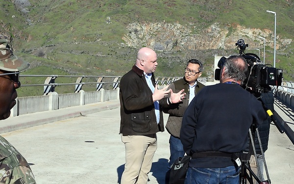 Assistant Secretary of the Army for Civil Works Adam Telle and Congressman Vince Fong (CA-20) tour Pine Flat Lake and Dam