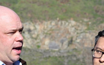 Assistant Secretary of the Army for Civil Works Adam Telle and Congressman Vince Fong (CA-20) tour Pine Flat Lake and Dam