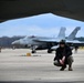 Sailor prepares an F/A-18E for takeoff
