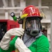 USS Tripoli Conducts a Main Space Fire Drill