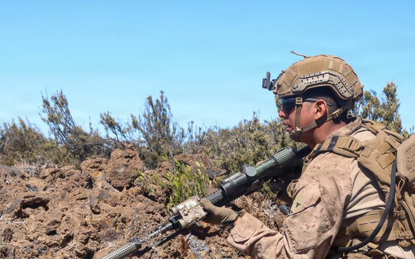 3rd LCT Marines conduct a squad attack rehearsal