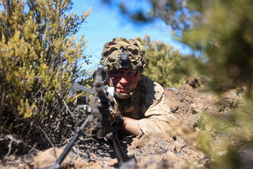 3rd LCT Marines conduct a squad attack rehearsal