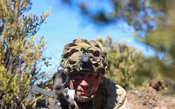 3rd LCT Marines conduct a squad attack rehearsal