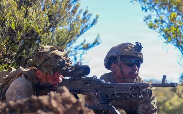 3rd LCT Marines conduct a squad attack rehearsal