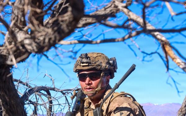 3rd LCT Marines conduct a squad attack rehearsal