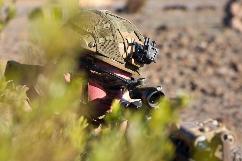 3rd LCT Marines conduct a squad attack rehearsal