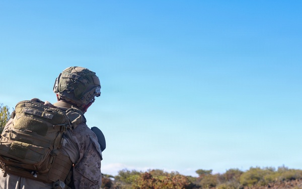 3rd LCT Marines conduct a squad attack rehearsal