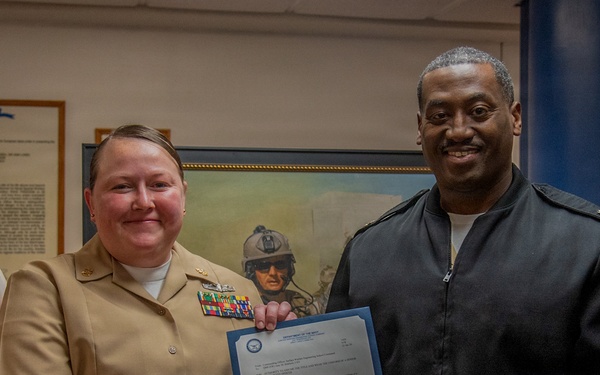 QMCS Birkholz Promotion Ceremony