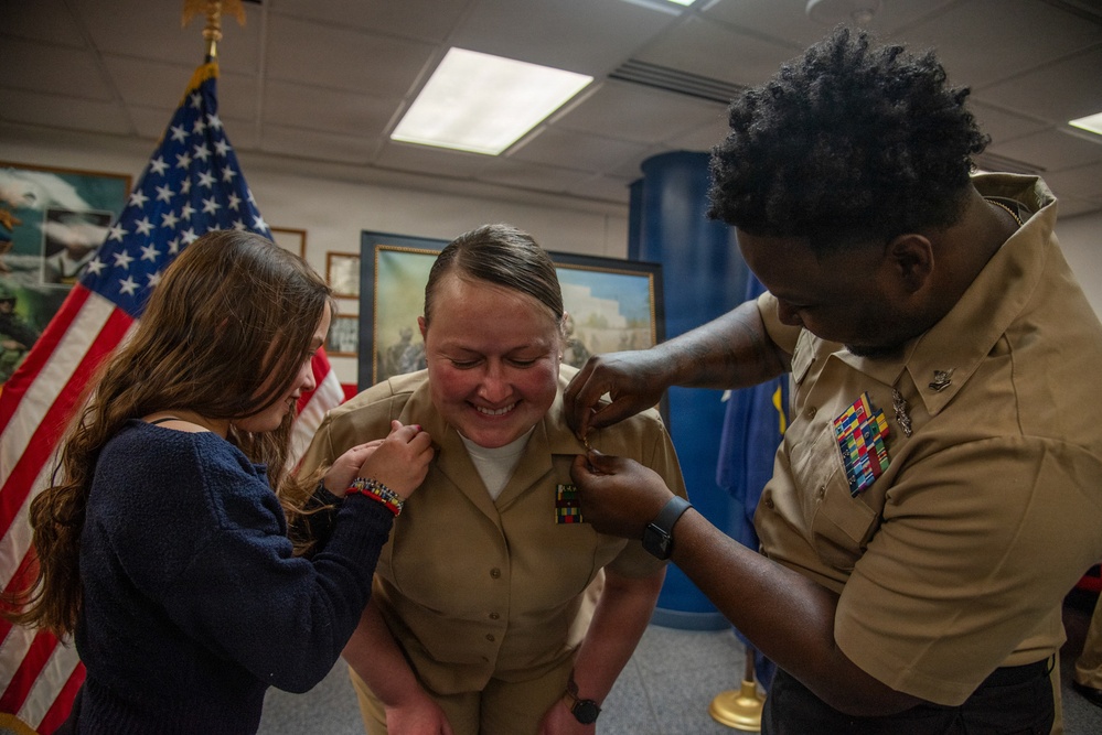 QMCS Birkholz Promotion Ceremony