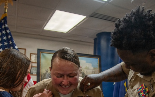 QMCS Birkholz Promotion Ceremony