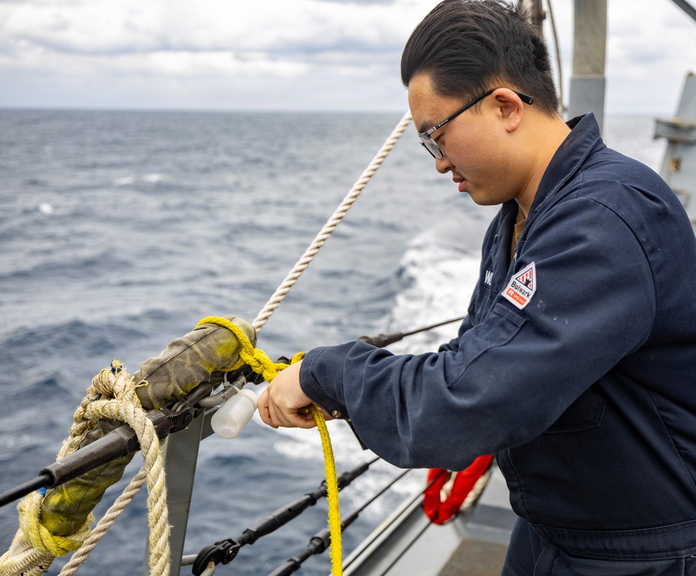 USS Dewey (DDG 105) Conducts Sea and Anchor Off The Coast of Okinawa