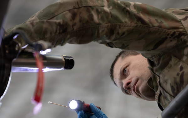176th AMXS maintainers prep the AKANG’s newest HH-60W Jolly Green II