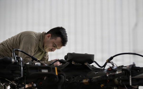 176th AMXS maintainers prep the AKANG’s newest HH-60W Jolly Green II