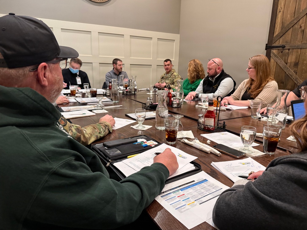 Fort McCoy personnel engage with local chamber of commerce during January 2026 meeting