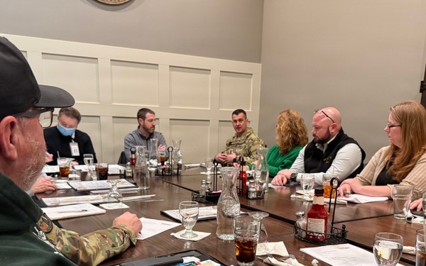 Fort McCoy personnel engage with local chamber of commerce during January 2026 meeting