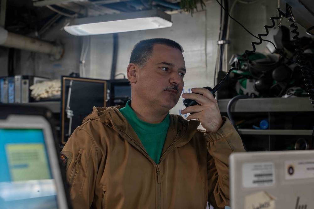 Abraham Lincoln conducts routine operations