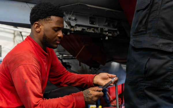 Abraham Lincoln conducts routine operations