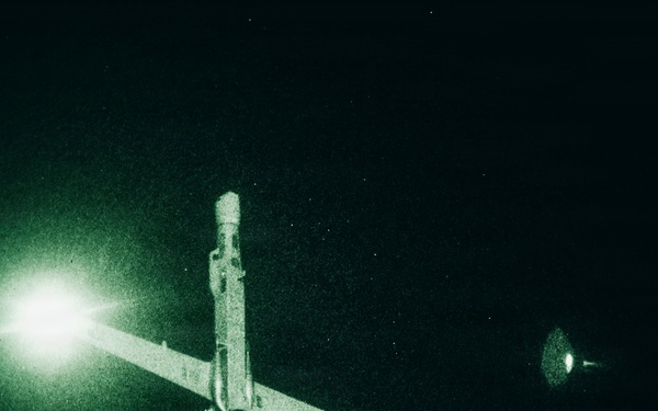 11th MEU Marines, Sailors and Contractors Conduct V-BAT Flight Aboard USS Portland