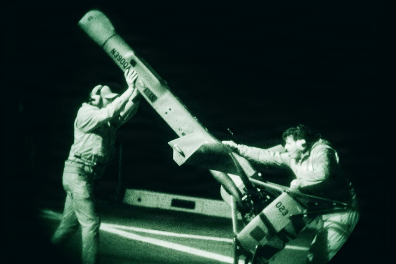 11th MEU Marines, Sailors and Contractors Conduct V-BAT Flight Aboard USS Portland
