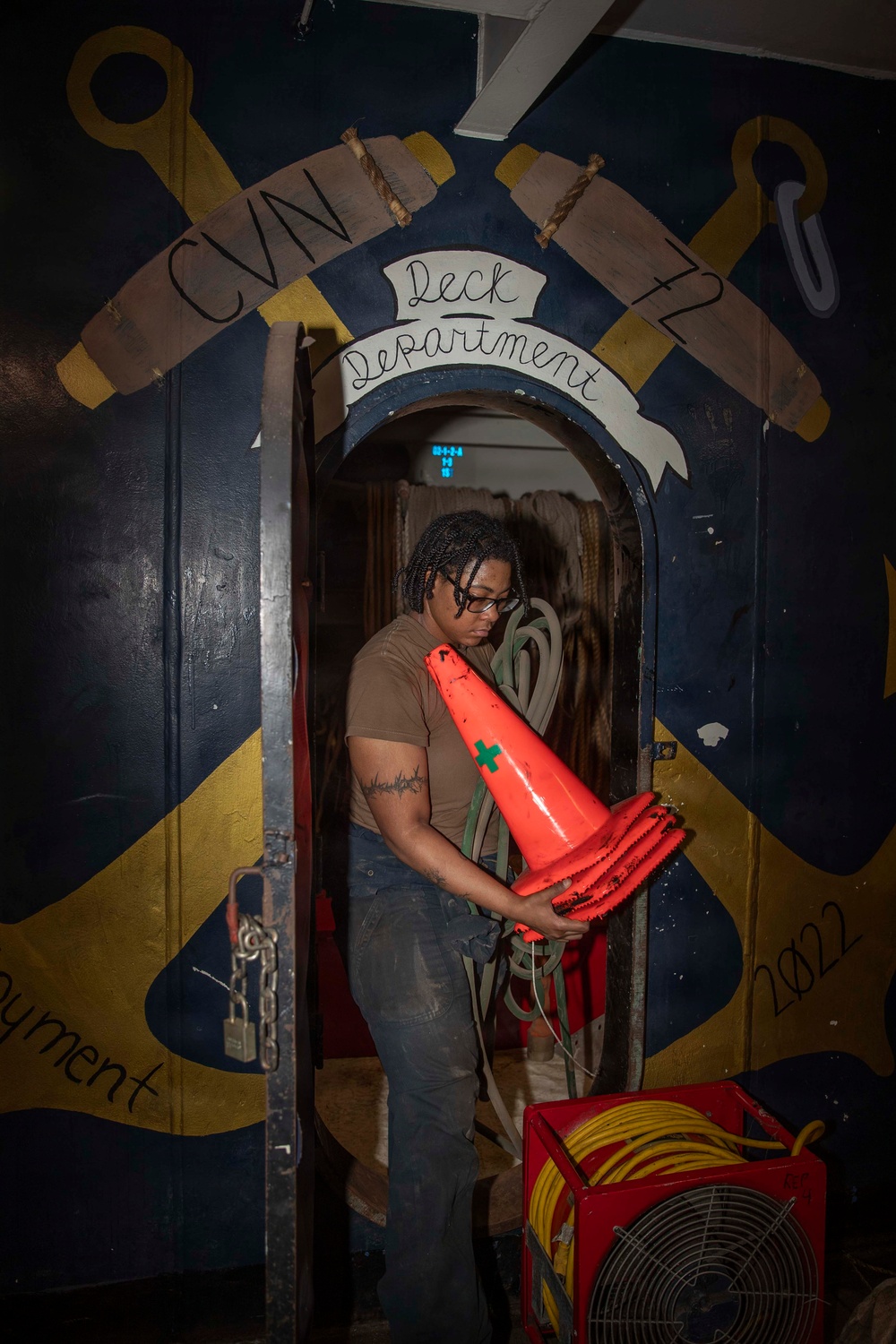 Abraham Lincoln conducts routine operations