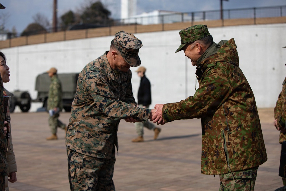 MCIPAC CG visits MCAS Iwakuni during Bilateral Exercise Nankai Rescue 2026