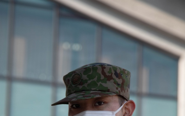 MCAS Iwakuni Service Members and Japan Ground Self-Defense Force Members Operate a Field Kitchen during Bilateral Exercise Nankai Rescue 2026