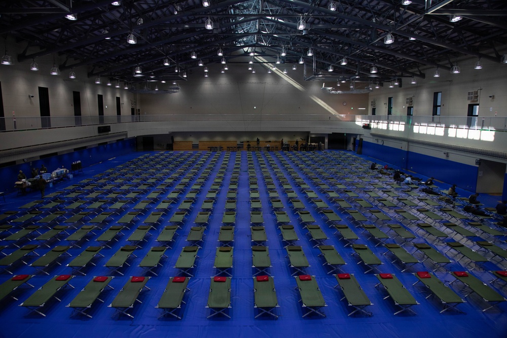 MCAS Iwakuni Service Members and Japan Ground Self-Defense Force Members Operate a Field Kitchen during Bilateral Exercise Nankai Rescue 2026