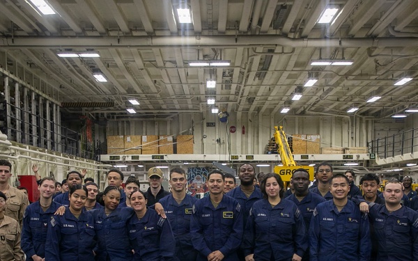 USS Tripoli Sailors Go Through the Non-Lethal Weapons Course