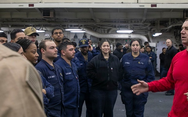 USS Tripoli Sailors Go Through the Non-Lethal Weapons Course