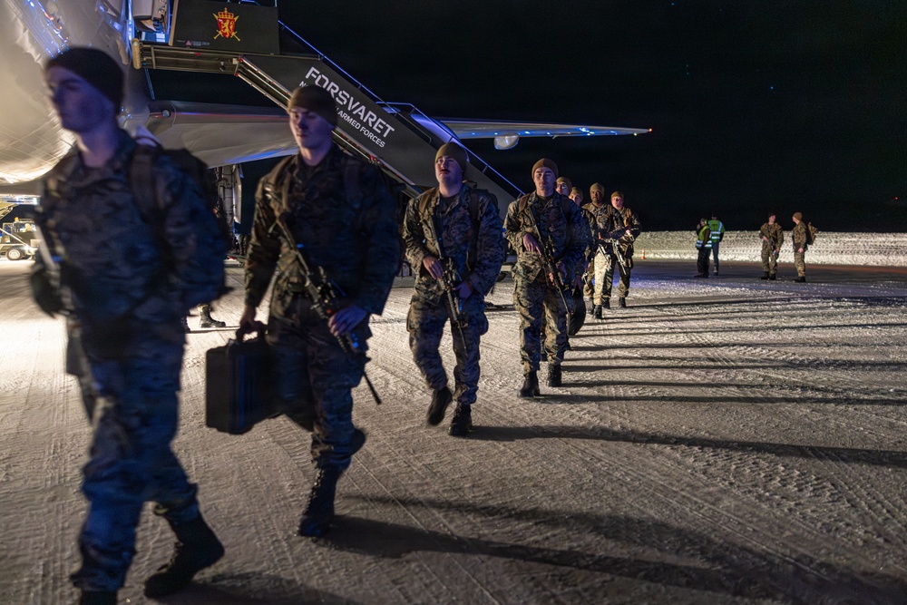 CORE26 |  U.S. Marines Travel to Norway for Cold Response 26