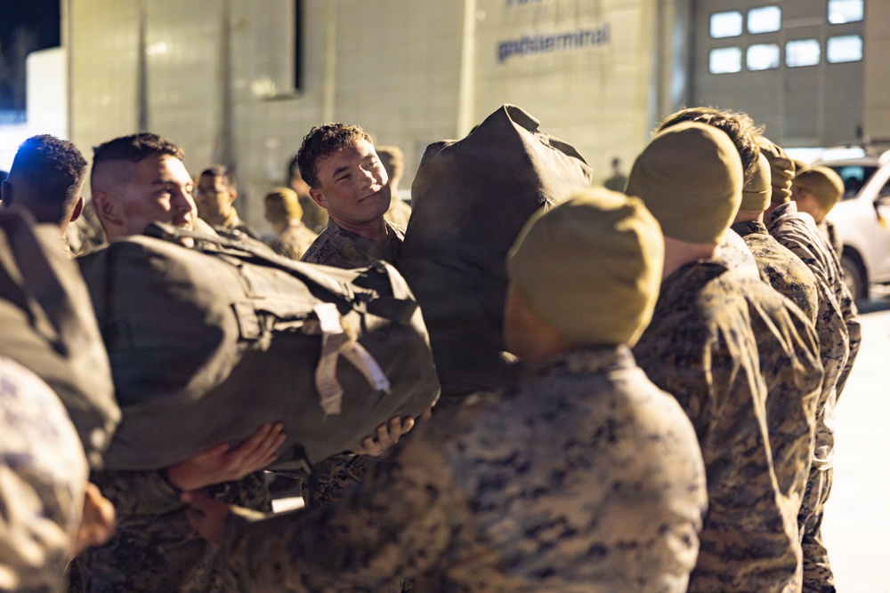 CORE26 |  U.S. Marines Travel to Norway for Cold Response 26