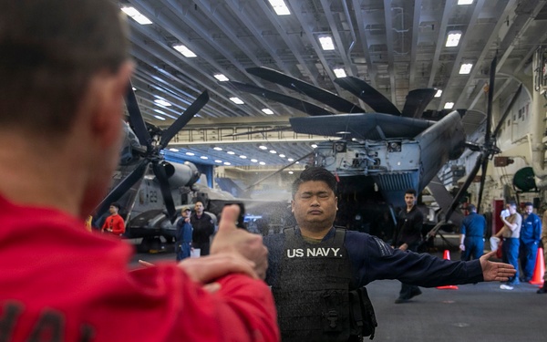 USS Tripoli Sailors Go Through the Non-Lethal Weapons Course