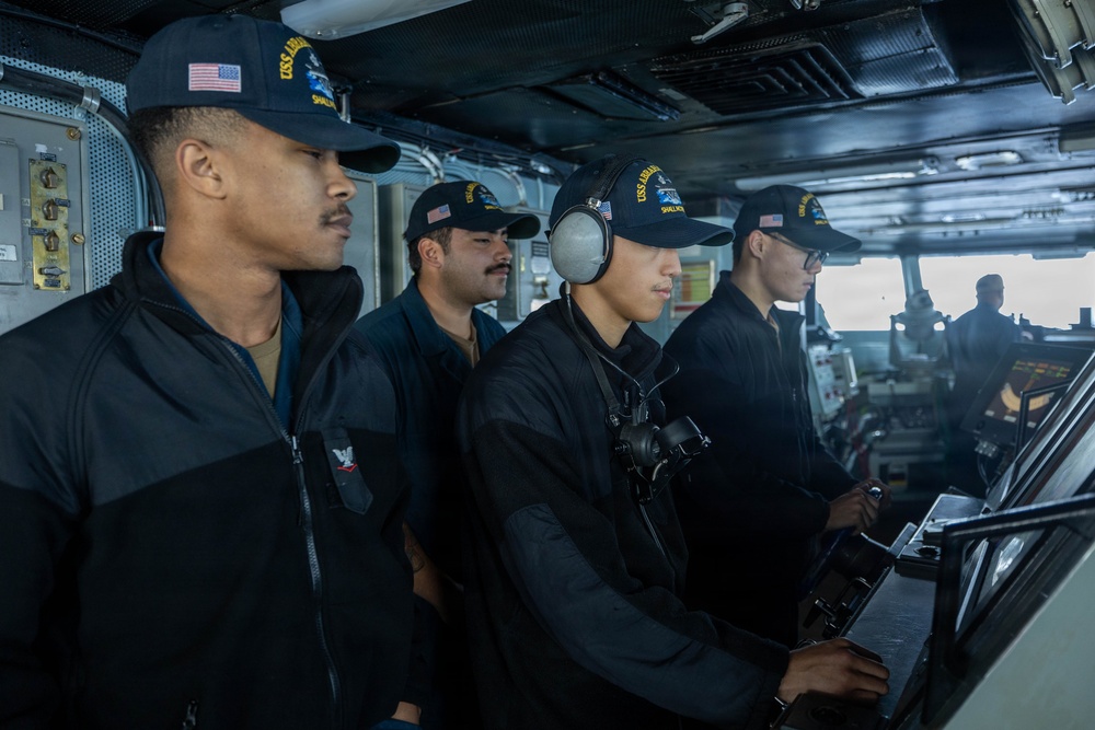 Abraham Lincoln stands watch