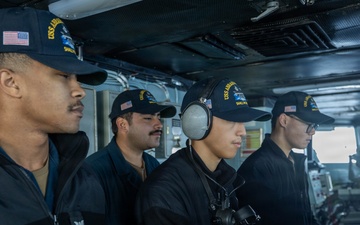 Abraham Lincoln stands watch