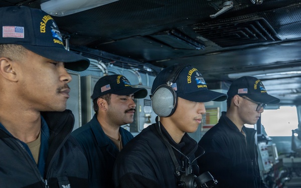 Abraham Lincoln stands watch