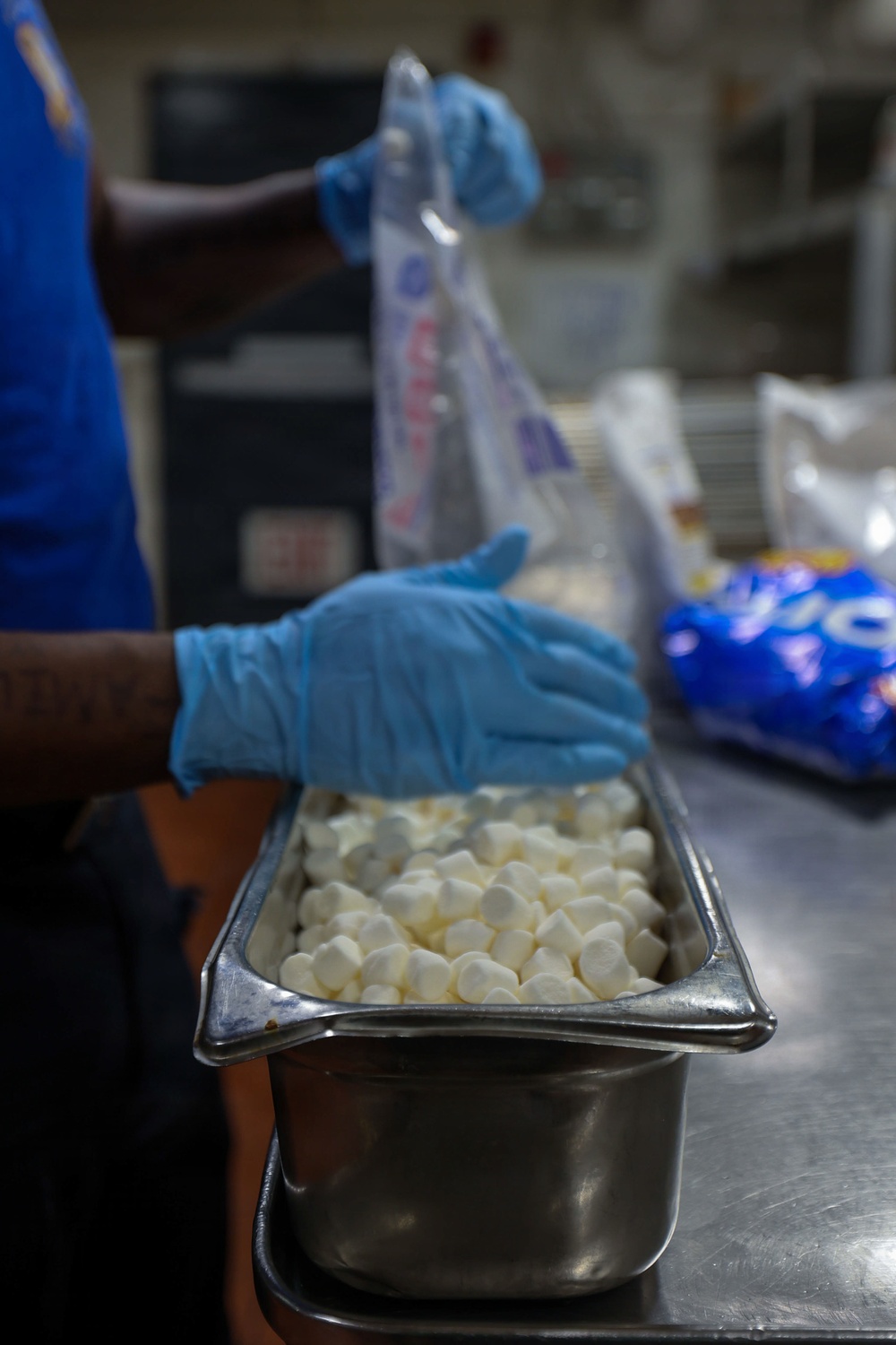 Abraham Lincoln serves Sunday brunch