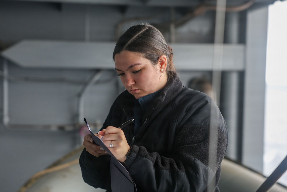 Boxer Conducts Maintenance