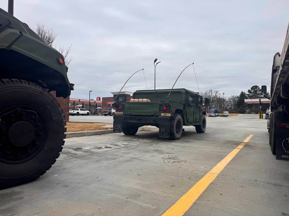 678 Air Defense Artillery Brigade responds to Winter Storm Fern
