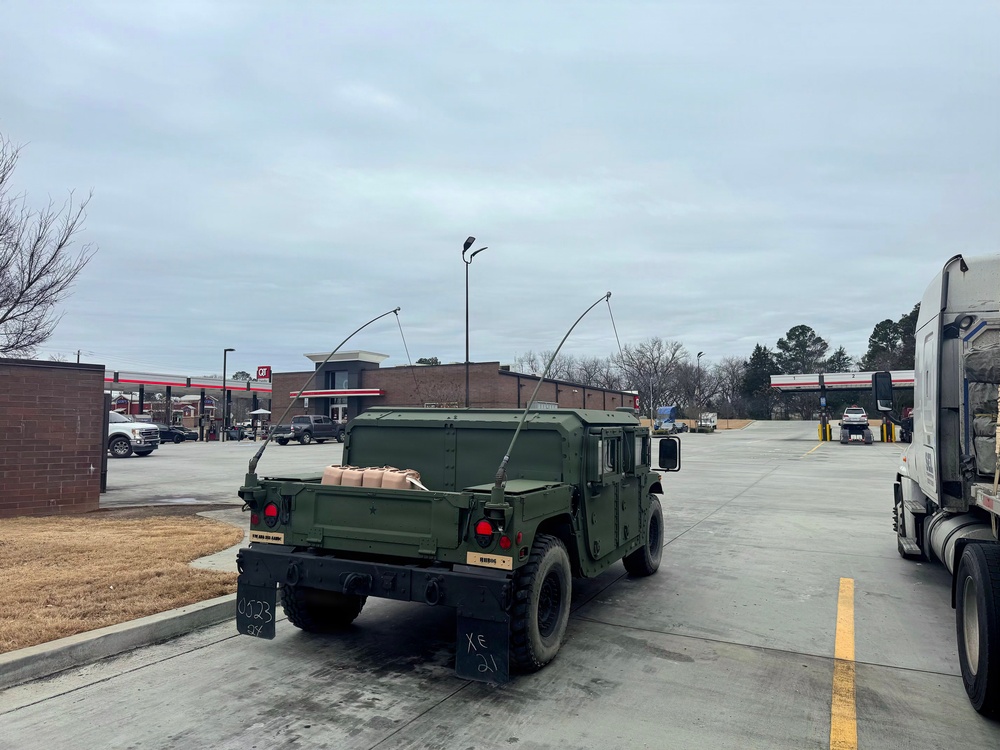 678 Air Defense Artillery Brigade responds to Winter Storm Fern