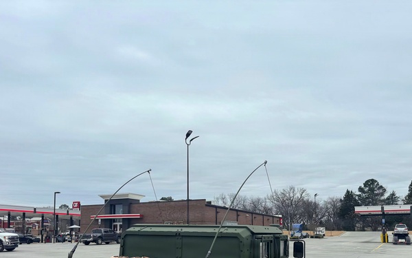 678 Air Defense Artillery Brigade responds to Winter Storm Fern