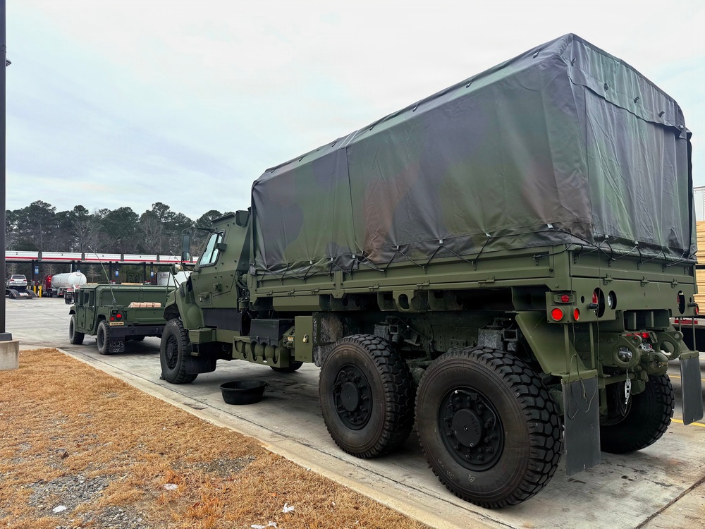 678 Air Defense Artillery Brigade responds to Winter Storm Fern