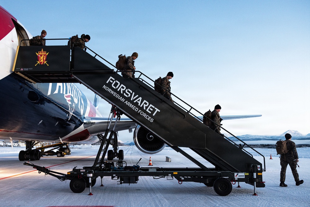 CORE26 |  U.S. Marines Travel to Norway for Cold Response 26